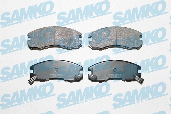 5SP060 SAMKO Комплект тормозных колодок, дисковый тормоз (фото 1)