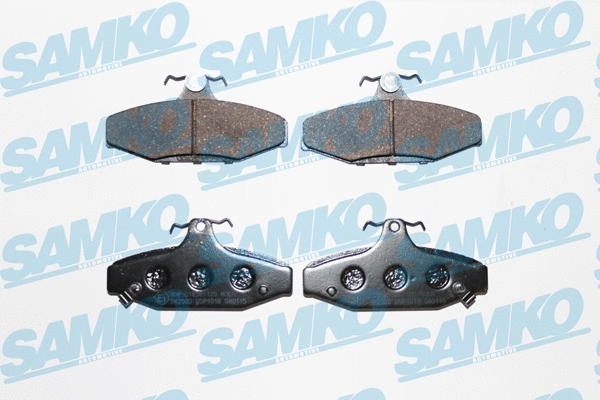 5SP1018 SAMKO Комплект тормозных колодок, дисковый тормоз (фото 1)