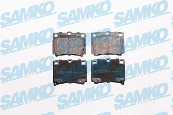 5SP1029 SAMKO Комплект тормозных колодок, дисковый тормоз (фото 1)