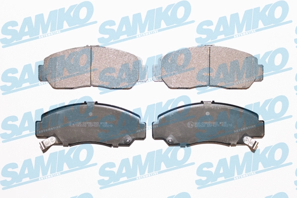 5SP1071 SAMKO Комплект тормозных колодок, дисковый тормоз (фото 1)