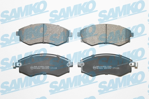 5SP1097 SAMKO Комплект тормозных колодок, дисковый тормоз (фото 1)