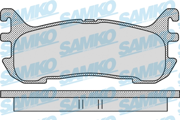 5SP1099 SAMKO Комплект тормозных колодок, дисковый тормоз (фото 1)