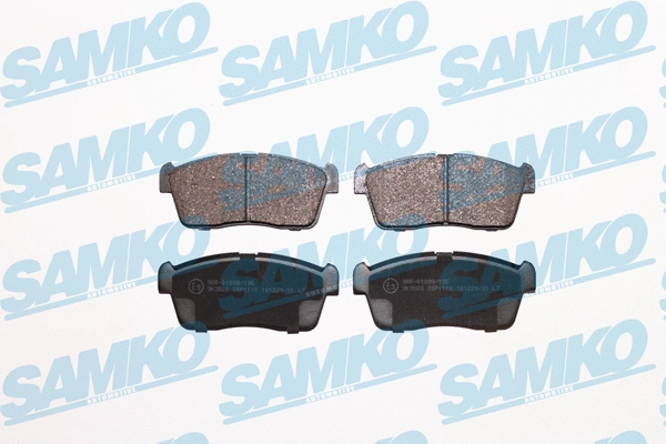 5SP1110 SAMKO Комплект тормозных колодок, дисковый тормоз (фото 1)