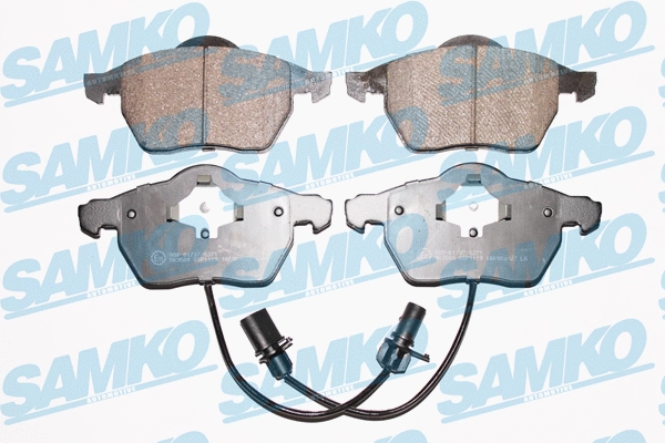 5SP1119 SAMKO Комплект тормозных колодок, дисковый тормоз (фото 1)