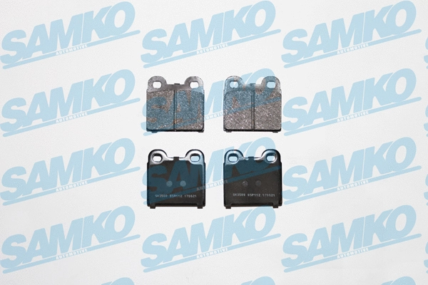 5SP112 SAMKO Комплект тормозных колодок, дисковый тормоз (фото 1)