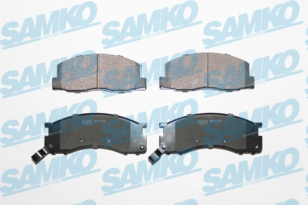 5SP1126 SAMKO Комплект тормозных колодок, дисковый тормоз (фото 1)