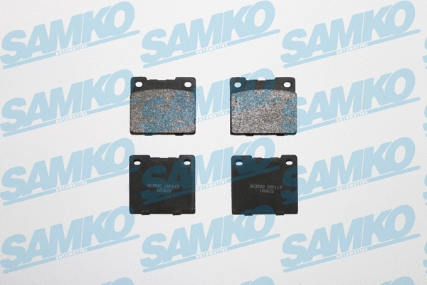5SP113 SAMKO Комплект тормозных колодок, дисковый тормоз (фото 1)