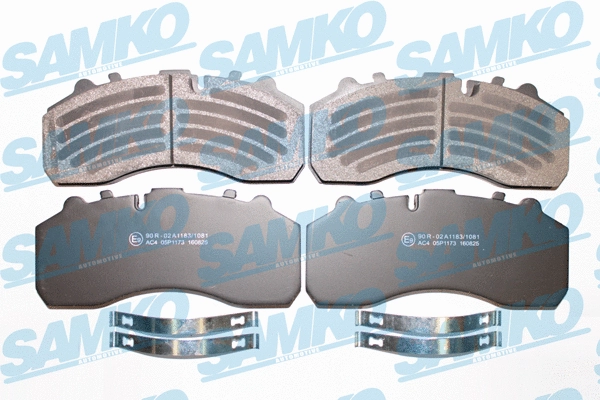 5SP1173 SAMKO Комплект тормозных колодок, дисковый тормоз (фото 1)
