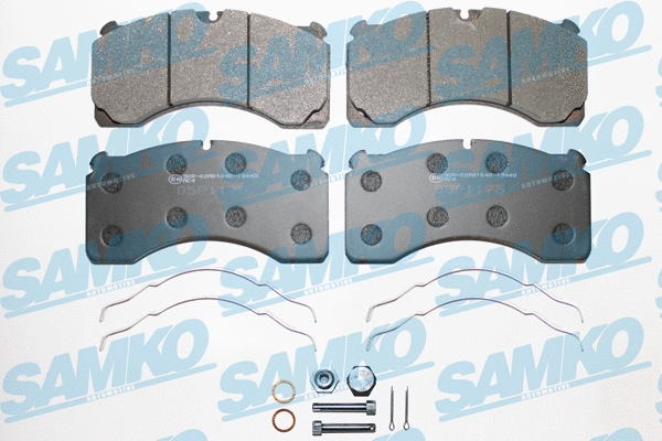 5SP1175K SAMKO Комплект тормозных колодок, дисковый тормоз (фото 1)