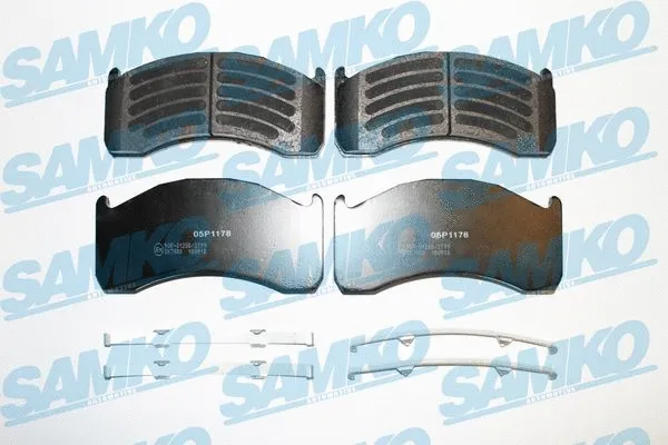 5SP1178 SAMKO Комплект тормозных колодок, дисковый тормоз (фото 1)
