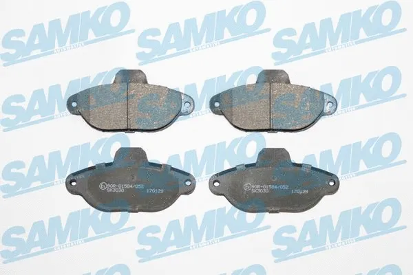5SP1191 SAMKO Комплект тормозных колодок, дисковый тормоз (фото 1)