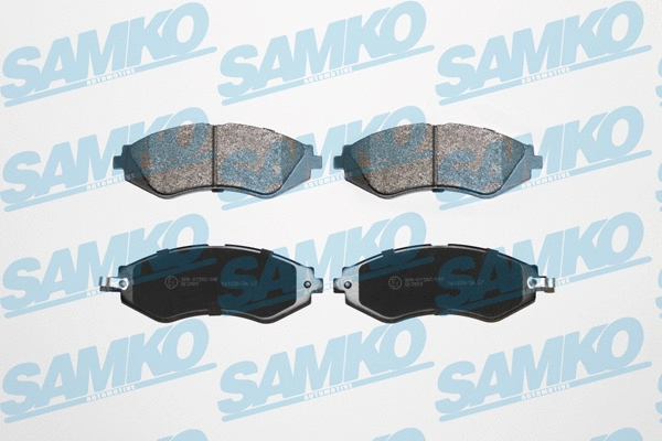 5SP1209 SAMKO Комплект тормозных колодок, дисковый тормоз (фото 1)