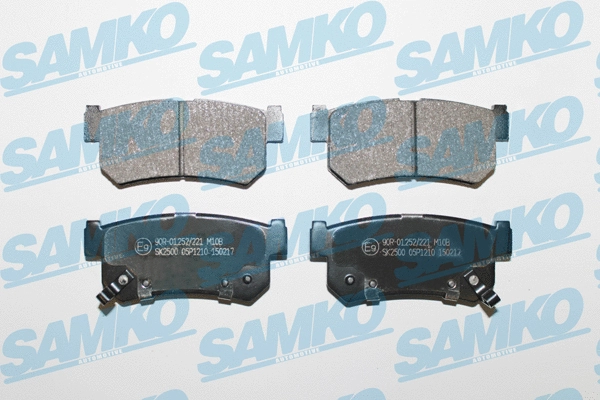 5SP1210 SAMKO Комплект тормозных колодок, дисковый тормоз (фото 1)