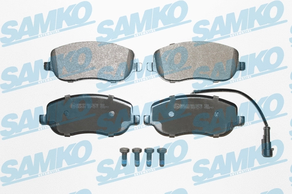 5SP1217 SAMKO Комплект тормозных колодок, дисковый тормоз (фото 1)