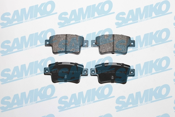 5SP1224 SAMKO Комплект тормозных колодок, дисковый тормоз (фото 1)