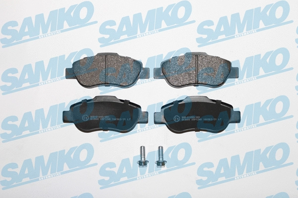 5SP1240 SAMKO Комплект тормозных колодок, дисковый тормоз (фото 1)