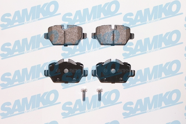 5SP1249 SAMKO Комплект тормозных колодок, дисковый тормоз (фото 1)