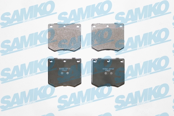 5SP126 SAMKO Комплект тормозных колодок, дисковый тормоз (фото 1)