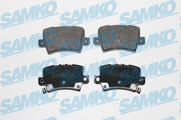 5SP1273 SAMKO Комплект тормозных колодок, дисковый тормоз (фото 1)