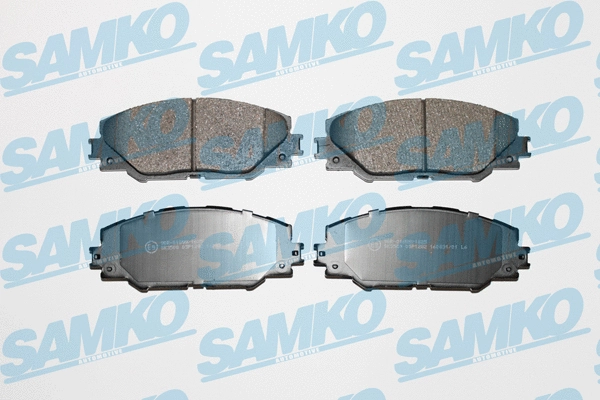 5SP1282 SAMKO Комплект тормозных колодок, дисковый тормоз (фото 1)