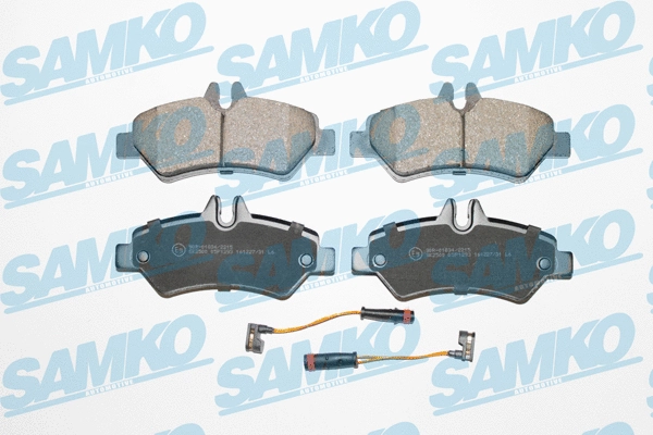 5SP1293 SAMKO Комплект тормозных колодок, дисковый тормоз (фото 1)