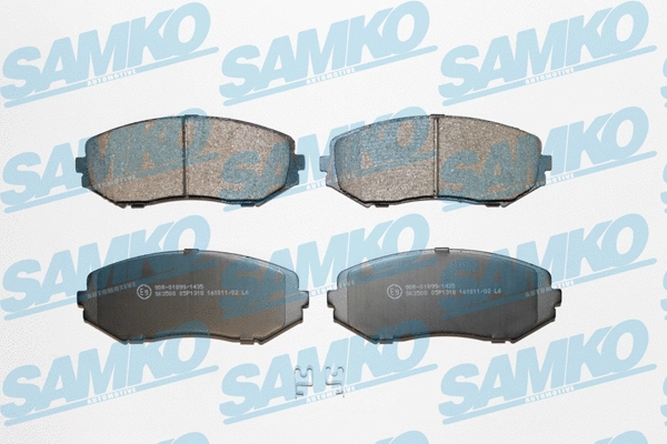 5SP1318 SAMKO Комплект тормозных колодок, дисковый тормоз (фото 1)