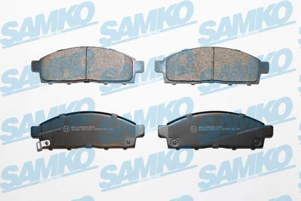 5SP1319 SAMKO Комплект тормозных колодок, дисковый тормоз (фото 1)