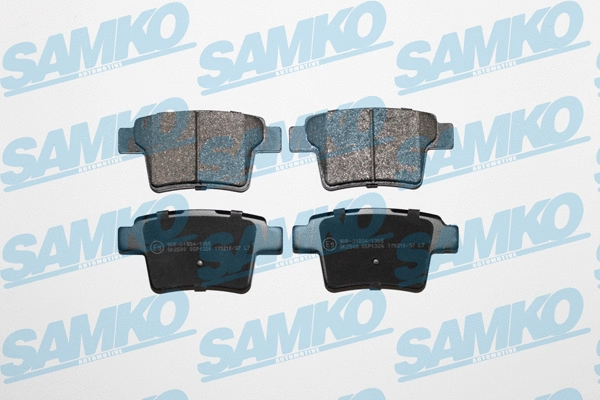 5SP1326 SAMKO Комплект тормозных колодок, дисковый тормоз (фото 1)