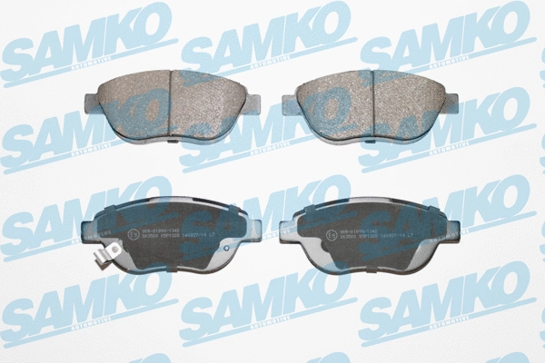 5SP1328 SAMKO Комплект тормозных колодок, дисковый тормоз (фото 1)