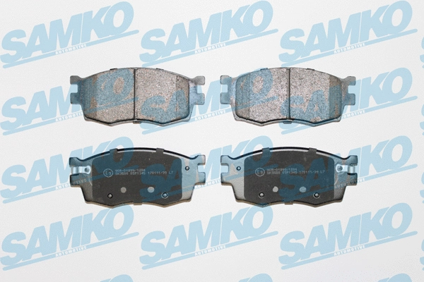 5SP1345 SAMKO Комплект тормозных колодок, дисковый тормоз (фото 1)