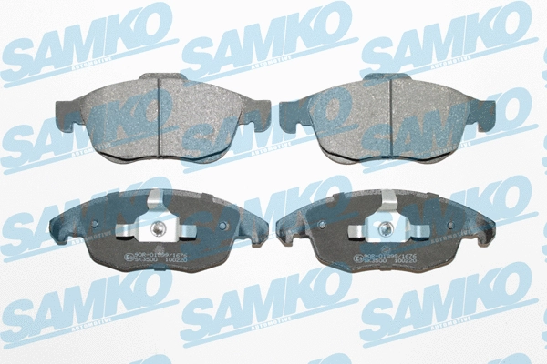 5SP1351 SAMKO Комплект тормозных колодок, дисковый тормоз (фото 1)