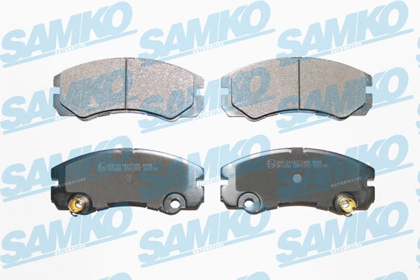 5SP1353 SAMKO Комплект тормозных колодок, дисковый тормоз (фото 1)