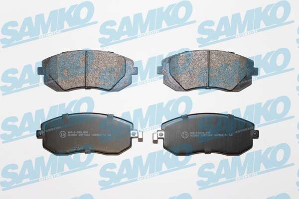 5SP1363 SAMKO Комплект тормозных колодок, дисковый тормоз (фото 1)