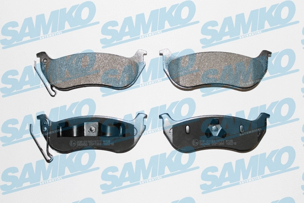 5SP1366 SAMKO Комплект тормозных колодок, дисковый тормоз (фото 1)