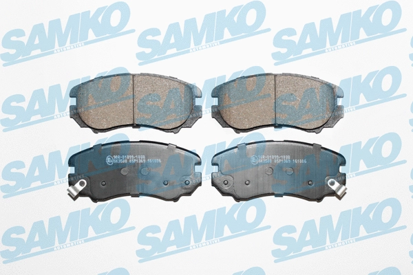 5SP1369 SAMKO Комплект тормозных колодок, дисковый тормоз (фото 1)