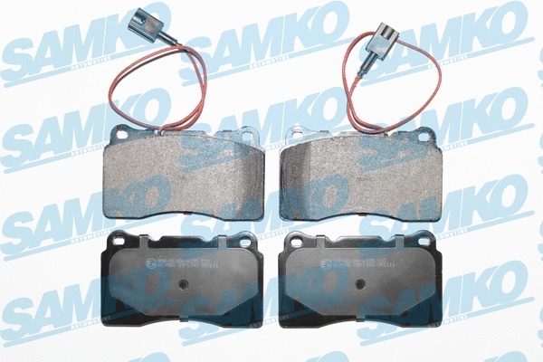 5SP1393 SAMKO Комплект тормозных колодок, дисковый тормоз (фото 1)