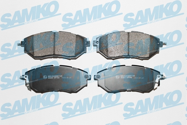 5SP1402 SAMKO Комплект тормозных колодок, дисковый тормоз (фото 1)