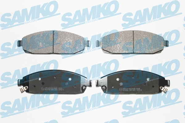 5SP1403 SAMKO Комплект тормозных колодок, дисковый тормоз (фото 1)