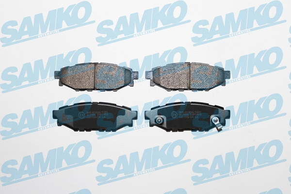5SP1408 SAMKO Комплект тормозных колодок, дисковый тормоз (фото 1)
