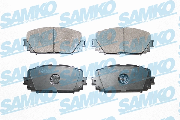 5SP1459 SAMKO Комплект тормозных колодок, дисковый тормоз (фото 1)