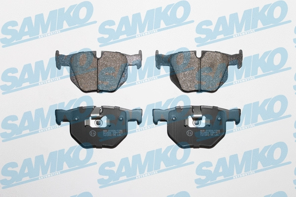 5SP1472 SAMKO Комплект тормозных колодок, дисковый тормоз (фото 1)