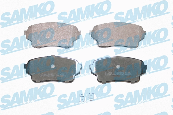 5SP1483 SAMKO Комплект тормозных колодок, дисковый тормоз (фото 1)