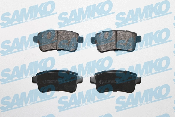 5SP1484 SAMKO Комплект тормозных колодок, дисковый тормоз (фото 1)