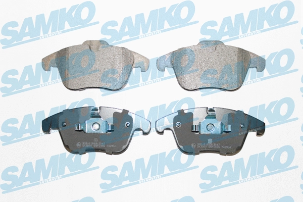 5SP1486 SAMKO Комплект тормозных колодок, дисковый тормоз (фото 1)