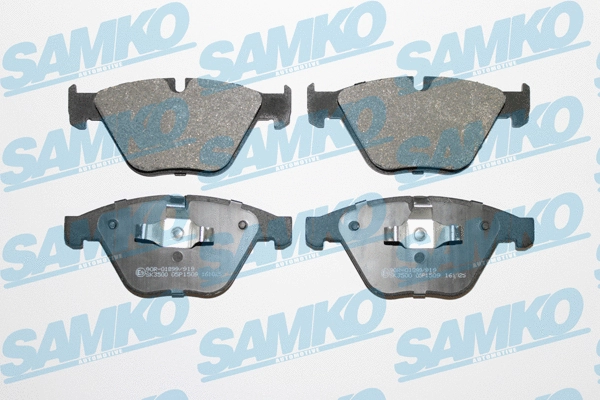 5SP1509 SAMKO Комплект тормозных колодок, дисковый тормоз (фото 1)