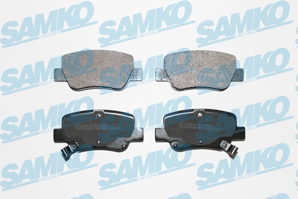 5SP1522 SAMKO Комплект тормозных колодок, дисковый тормоз (фото 1)