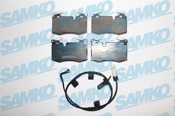 5SP1556A SAMKO Комплект тормозных колодок, дисковый тормоз (фото 1)