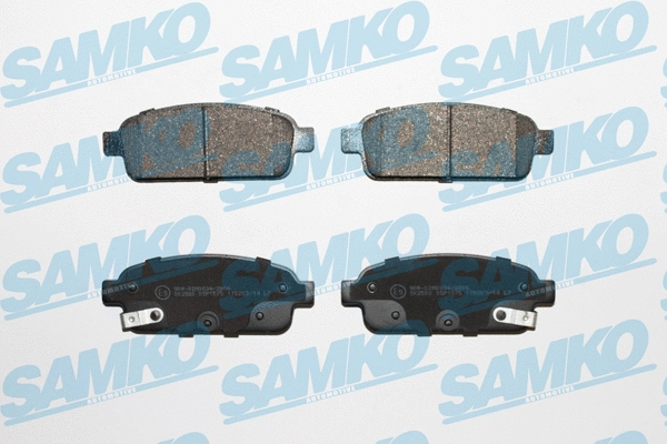 5SP1575 SAMKO Комплект тормозных колодок, дисковый тормоз (фото 1)