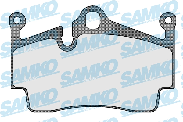 5SP1583 SAMKO Комплект тормозных колодок, дисковый тормоз (фото 1)