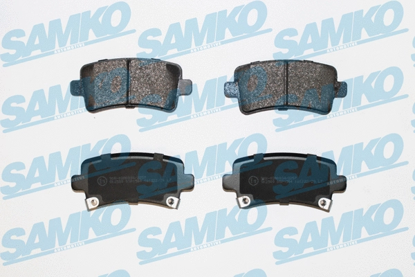 5SP1584 SAMKO Комплект тормозных колодок, дисковый тормоз (фото 1)